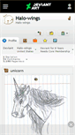 Mobile Screenshot of halo-wings.deviantart.com