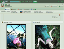 Tablet Screenshot of nairotsi.deviantart.com