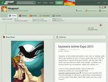 Tablet Screenshot of hinapouri.deviantart.com