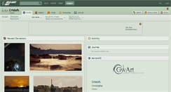 Desktop Screenshot of cristofs.deviantart.com