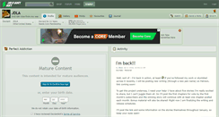Desktop Screenshot of jdla.deviantart.com