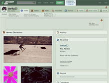 Tablet Screenshot of dorita23.deviantart.com