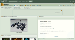 Desktop Screenshot of genesys.deviantart.com