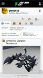 Mobile Screenshot of genesys.deviantart.com