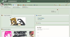 Desktop Screenshot of i-heart-hikaru.deviantart.com