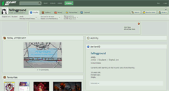 Desktop Screenshot of fallingground.deviantart.com