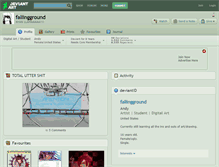 Tablet Screenshot of fallingground.deviantart.com