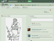 Tablet Screenshot of c-dane.deviantart.com