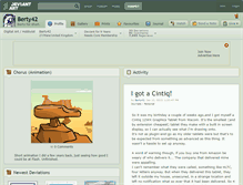 Tablet Screenshot of berty42.deviantart.com