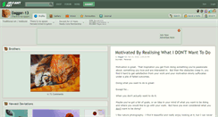Desktop Screenshot of dagger-13.deviantart.com