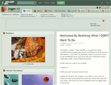 Tablet Screenshot of dagger-13.deviantart.com
