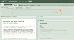Desktop Screenshot of la-romantique.deviantart.com
