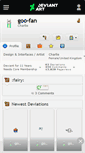 Mobile Screenshot of goo-fan.deviantart.com