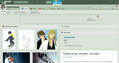 Desktop Screenshot of aizensousuke.deviantart.com