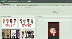 Desktop Screenshot of dantedt34.deviantart.com