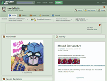 Tablet Screenshot of nerdaliztix.deviantart.com