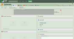 Desktop Screenshot of foxdanceplz.deviantart.com