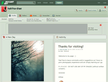 Tablet Screenshot of katrina-shae.deviantart.com