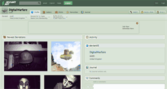 Desktop Screenshot of digitalwarfare.deviantart.com