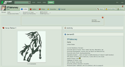 Desktop Screenshot of dtdahorsey.deviantart.com