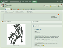 Tablet Screenshot of dtdahorsey.deviantart.com