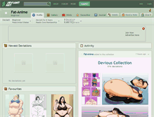 Tablet Screenshot of fat-anime.deviantart.com