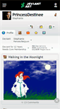 Mobile Screenshot of princessdestinee.deviantart.com