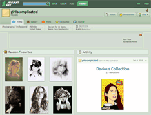Tablet Screenshot of girliscomplicated.deviantart.com