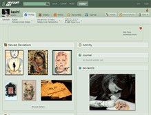 Tablet Screenshot of kasini.deviantart.com