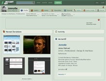Tablet Screenshot of jonnotie.deviantart.com