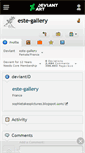 Mobile Screenshot of este-gallery.deviantart.com