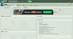 Desktop Screenshot of frosty.deviantart.com
