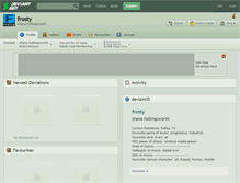 Tablet Screenshot of frosty.deviantart.com