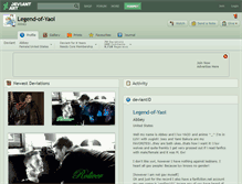 Tablet Screenshot of legend-of-yaoi.deviantart.com