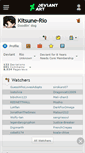 Mobile Screenshot of kitsune-rio.deviantart.com