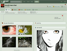 Tablet Screenshot of brandi-mae-chan.deviantart.com