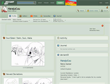 Tablet Screenshot of harajucuu.deviantart.com