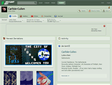 Tablet Screenshot of carlisle-cullen.deviantart.com