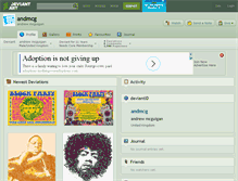Tablet Screenshot of andmcg.deviantart.com