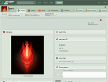 Tablet Screenshot of eyern.deviantart.com