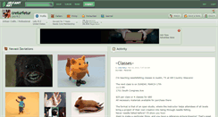 Desktop Screenshot of creturfetur.deviantart.com