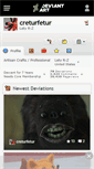 Mobile Screenshot of creturfetur.deviantart.com