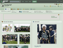 Tablet Screenshot of eureka747.deviantart.com