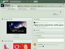Tablet Screenshot of niblince.deviantart.com