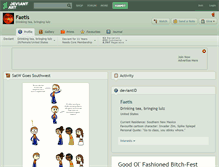 Tablet Screenshot of faetis.deviantart.com