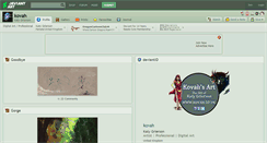 Desktop Screenshot of kovah.deviantart.com