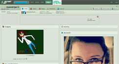 Desktop Screenshot of moonstripe13.deviantart.com