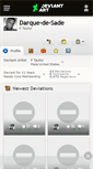 Mobile Screenshot of darque-de-sade.deviantart.com