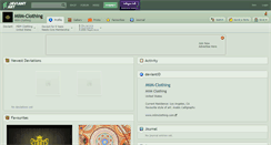 Desktop Screenshot of miim-clothing.deviantart.com