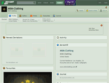 Tablet Screenshot of miim-clothing.deviantart.com